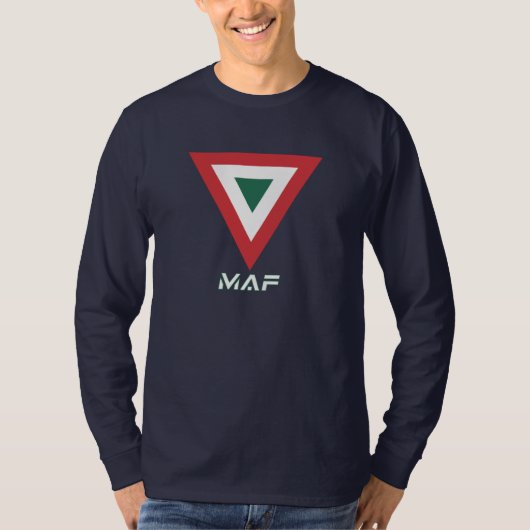 MEXIKANISCHE LUFTWAFFEN- (MAF)FLUGZEUGE ROUNDEL T-Shirt (Vorderseite)