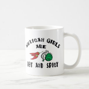 Mexikanische Mädchen sind heiß u. würzig Kaffeetasse