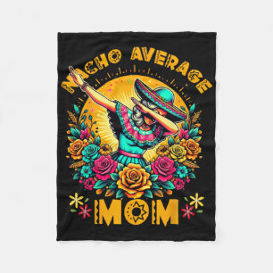 Mexikanische Mama Poncho Mama Dia De Los Muertos F Fleecedecke