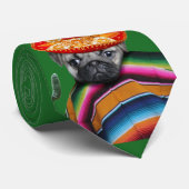 Mexikanische MopshundeKrawatte Krawatte (Gerollt)