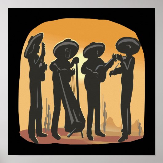 Mexikanische Musik Poster (Vorne)