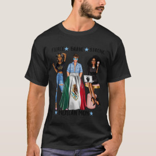 Mexikanische Mutter aus Mexiko Schwarze Frauen Afr T-Shirt
