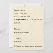 Mexikanische Nacht Einladung (Rückseite)