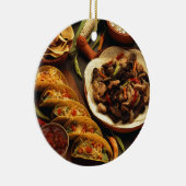 Mexikanische Nahrung Keramik Ornament (Rechts)