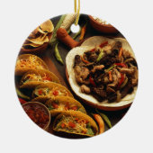 Mexikanische Nahrung Keramik Ornament (Vorne)