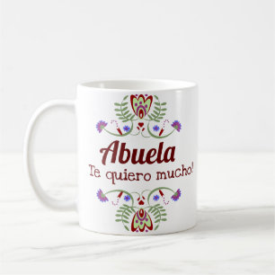 Mexikanische Oma Blumen Geschenk Kaffeetasse