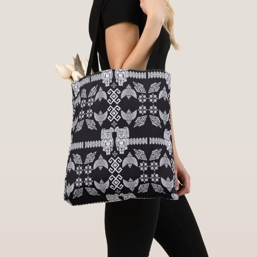 Mexikanische Otomi-Hauseinrichtung Tasche (Von Nahem)