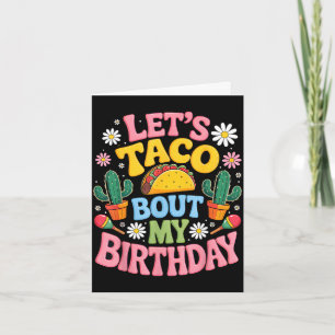 Mexikanische Party Cinco de Mayo, lasst uns taco r Karte