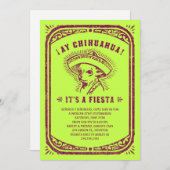 mexikanische Party Einladungen (Vorne/Hinten)