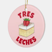 mexikanische Pastel de Tres Leches Cake Baking Des Keramik Ornament (Links)