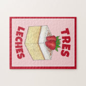 mexikanische Pastel de Tres Leches Cake Baking Des Puzzle (Horizontal)