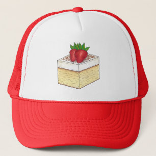 mexikanische Pastel de Tres Leches Cake Baking Des Truckerkappe