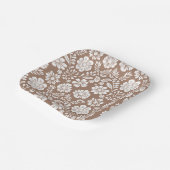 Mexikanische Pattern Baby Dusche Terracotta Pappteller (Gewinkelt)