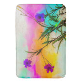 Mexikanische Petunias-Liebe Badematte (Vorderseite Vertikal)