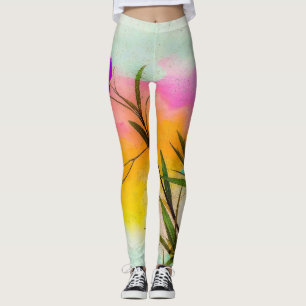 Mexikanische Petunias-Liebe Leggings