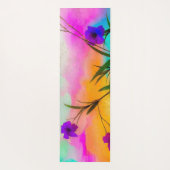 Mexikanische Petunias-Liebe Yogamatte (Rückseite)