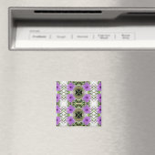 Mexikanische Petunien und Latticework Magnet (In Situ (Geschirrspüler))