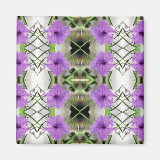 Mexikanische Petunien und Latticework Magnet (Vorne)