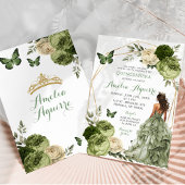 Mexikanische Prinzessin Butterfly Salbeigrün Quinc Einladung