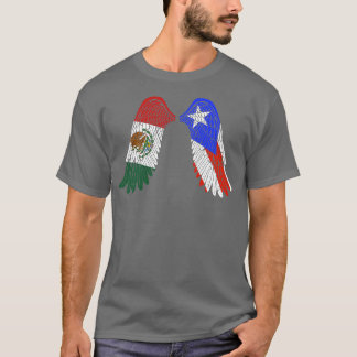 Mexikanische puerto-ricanische mexikanische Wing F T-Shirt