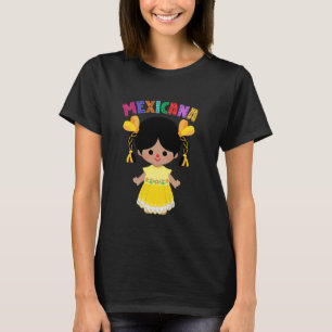 Mexikanische Puppe, María, Mazahua, Lele -Maria -  T-Shirt