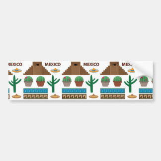 mexikanische Pyramide Autoaufkleber