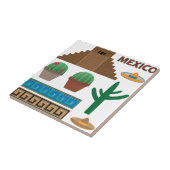 mexikanische Pyramide Fliese (Seite)