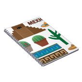 mexikanische Pyramide Notizblock (Rechte Seite)