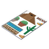 mexikanische Pyramide Notizblock (Linke Seite)