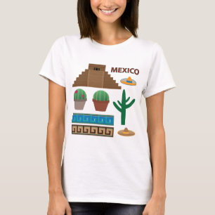 mexikanische Pyramide T-Shirt