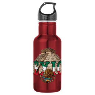 Mexikanische Pyramiden-Wasserflasche Edelstahlflasche