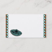 Mexikanische Restaurantgewerbe-Karte Visitenkarte (Rückseite)