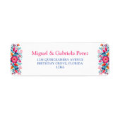 Mexikanische Rücksendeadresse des Blumenkohls (Vorne)