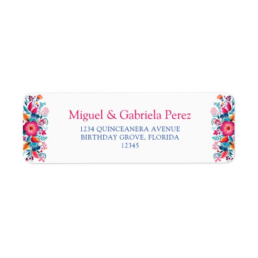 Mexikanische Rücksendeadresse des Blumenkohls (Vorne)