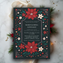Mexikanische Rustikale Elegante Florale Weihnachts