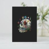 mexikanische Schädellotterie Einladung (Stehend Vorderseite)