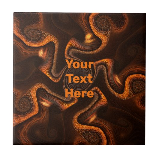 Mexikanische Schokolade Fliese (Vorderseite)