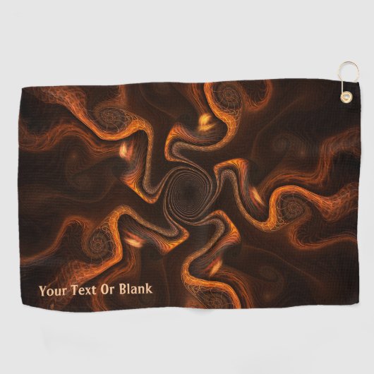 Mexikanische Schokolade Golfhandtuch (Horizontal)