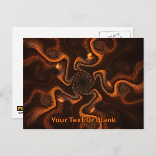 Mexikanische Schokolade Postkarte (Vorne/Hinten)