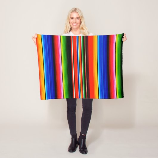 Mexikanische Serape-Decke Fleecedecke (Beispiel)