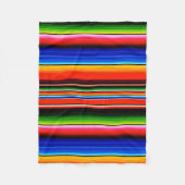 Mexikanische Serape-Decke Fleecedecke (Vorderseite)