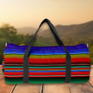 Mexikanische Serape-Decke Mexiko Bunt  Duffle Bag