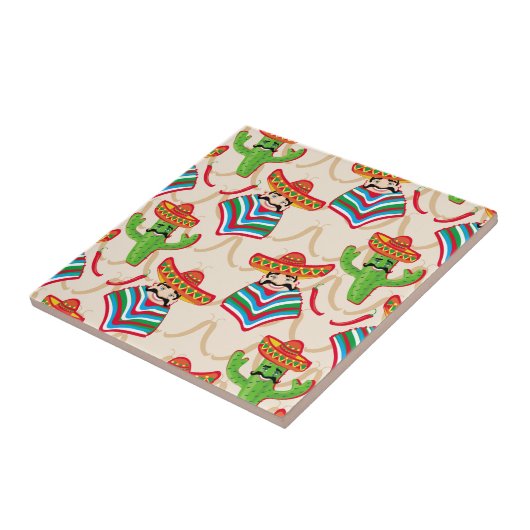 mexikanische Siesta Fliese (Seite)