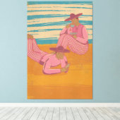 Mexikanische Siesta Leinwanddruck (Insitu (Holzboden))