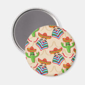 mexikanische Siesta Magnet (Vorderseite/Rückseite)