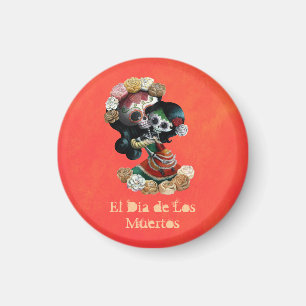 Mexikanische Skeleton Motherly Liebe Magnet