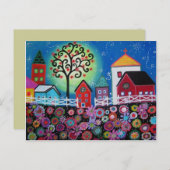 MEXIKANISCHE STADT POSTCARD POSTKARTE (Vorne/Hinten)