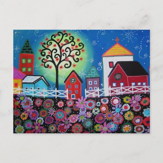 MEXIKANISCHE STADT POSTCARD POSTKARTE (Vorderseite)