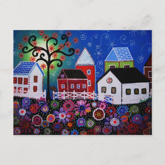 MEXIKANISCHE STADT POSTCARD POSTKARTE (Vorderseite)