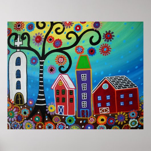 MEXIKANISCHE STADTBILDUNG POSTER (Vorne)